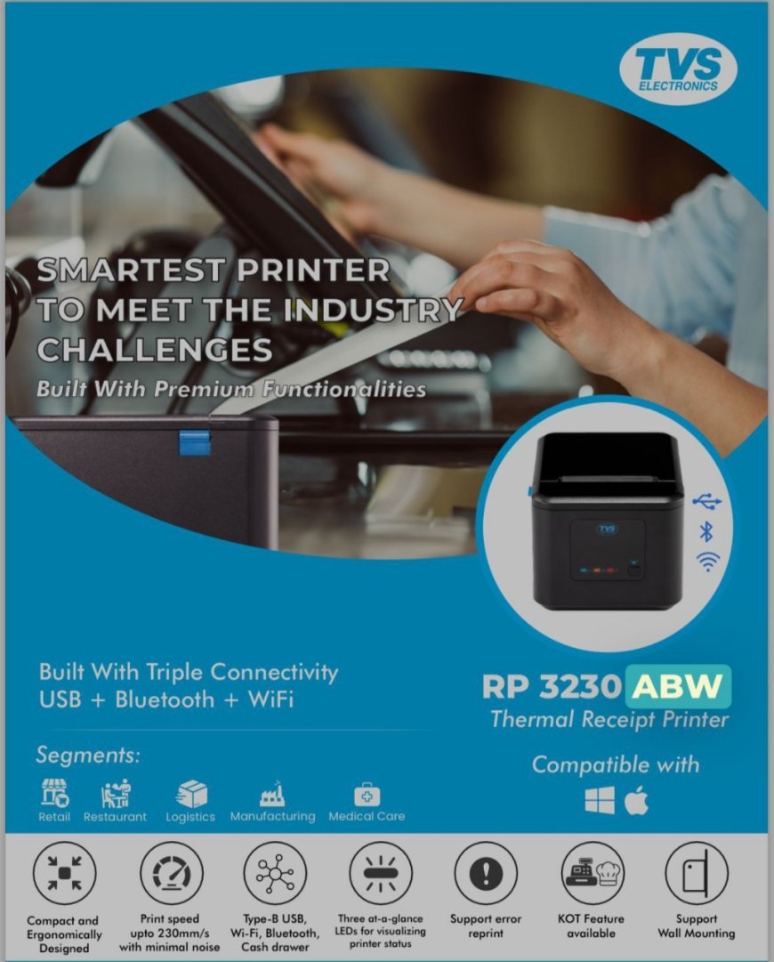 TVS RP3230 ABW BILL RECEIPT PRINTER